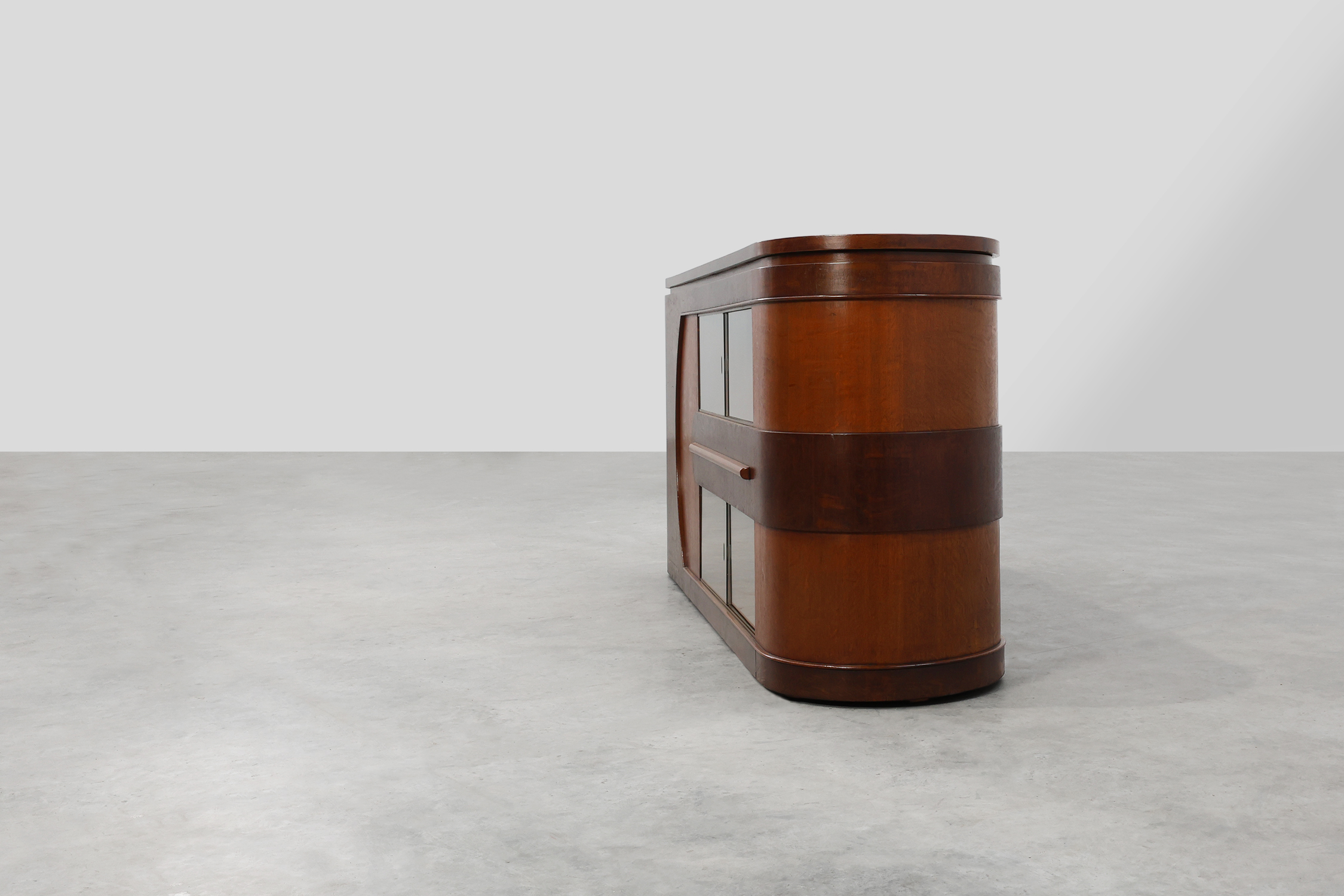 Monumental Art Deco Counter Attributed to De Coene, Belgium 1920sthumbnail